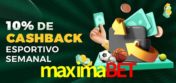 10% de bônus de cashback na maximabet